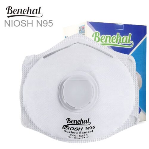 Benehal 6255 N95 Mask With Valve NIOSH Approved